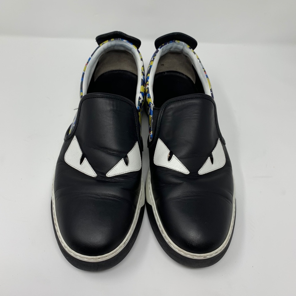 Authentic Fendi Monster Calfskin Slip-Ons - Picture 8 of 8
